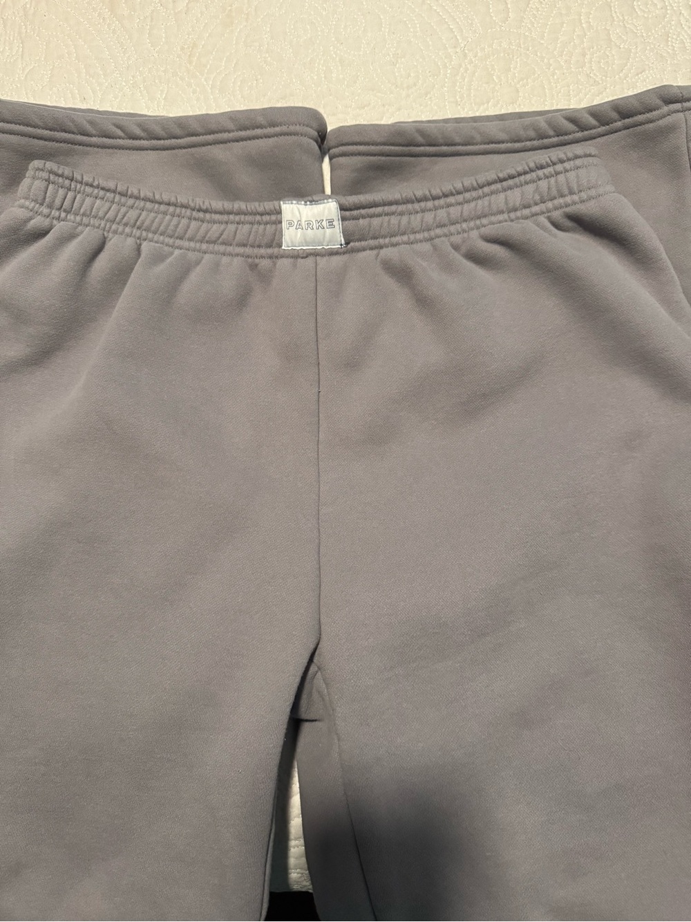Parke Women's Stretch Track Joggers in Gray